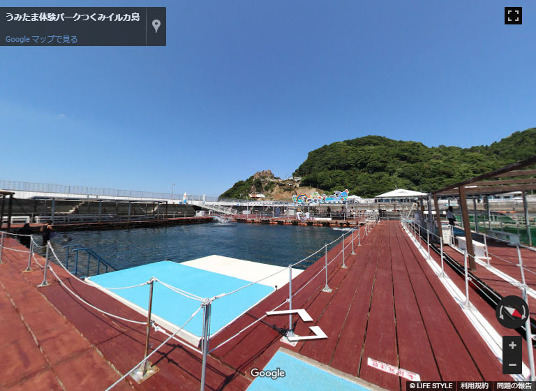 うみたま体験パーク「つくみイルカ島」